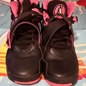 Jordan Kids Black and Pink Sneakers!!!